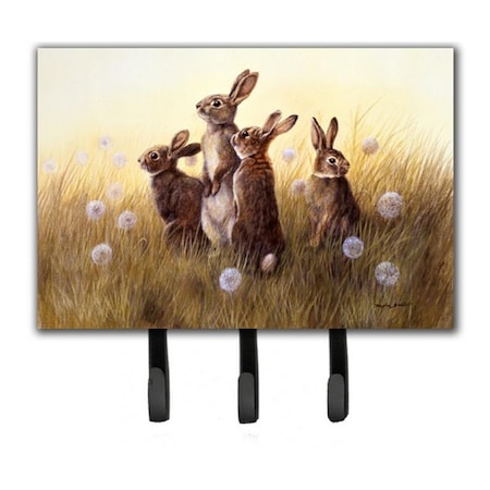 Jensendistributionservices Rabbits in the Dandelions Leash or Key Holder MI1719853